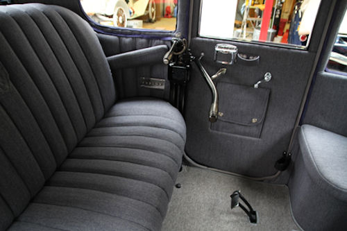 Interior of 1919/1931 Detroit Electric